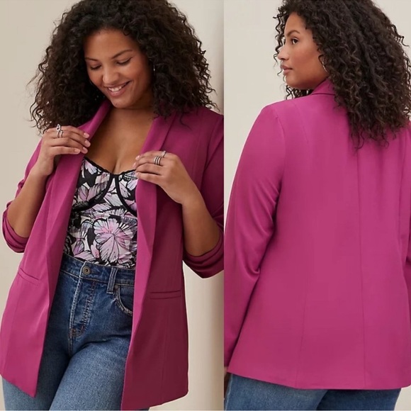 TORRID Parker Studio Crepe Blazer - Picture 1 of 4